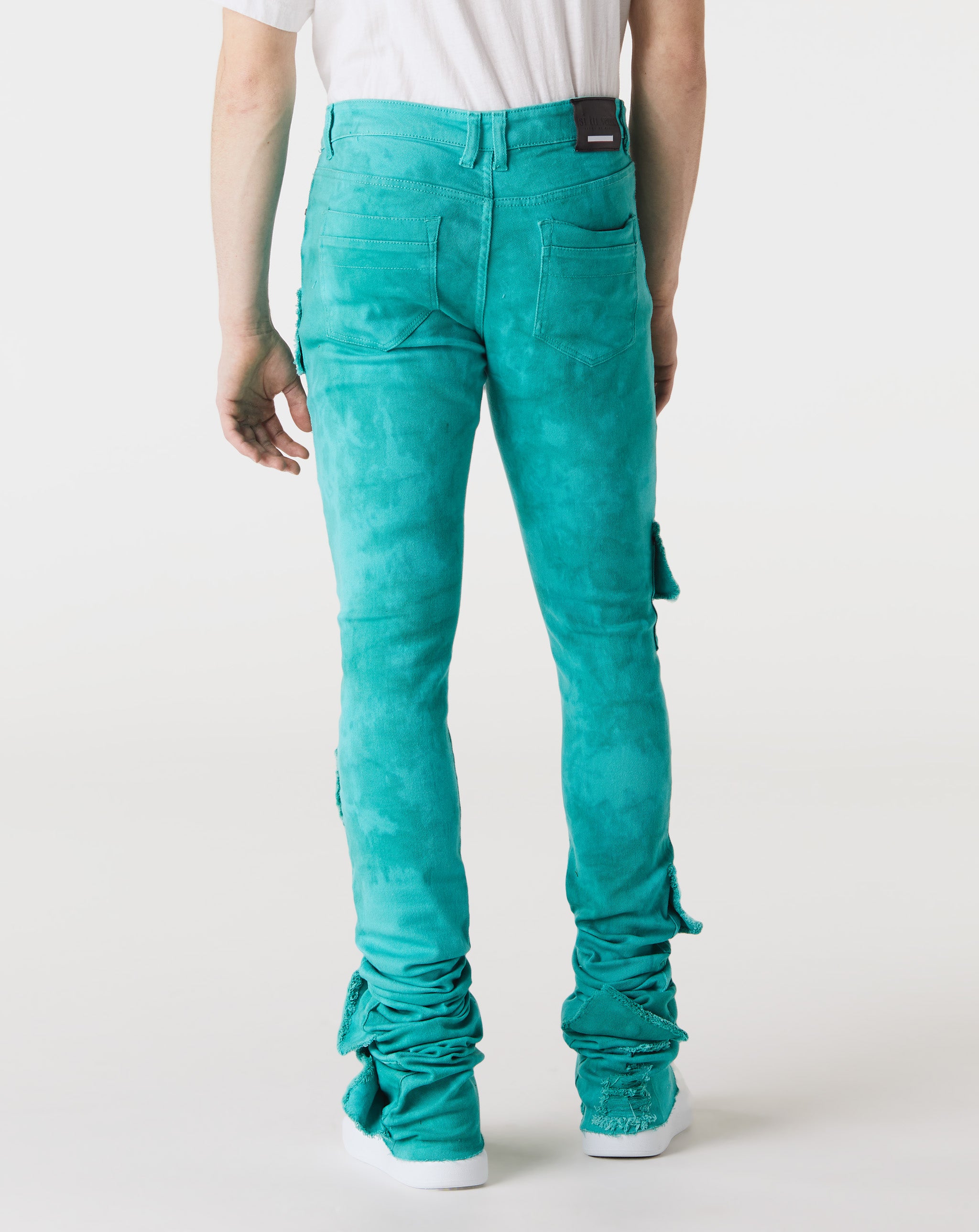 Si Tu Veux Denim Brutini Stacked Jeans. Underground Apparel. Rule of Next Streetwear.