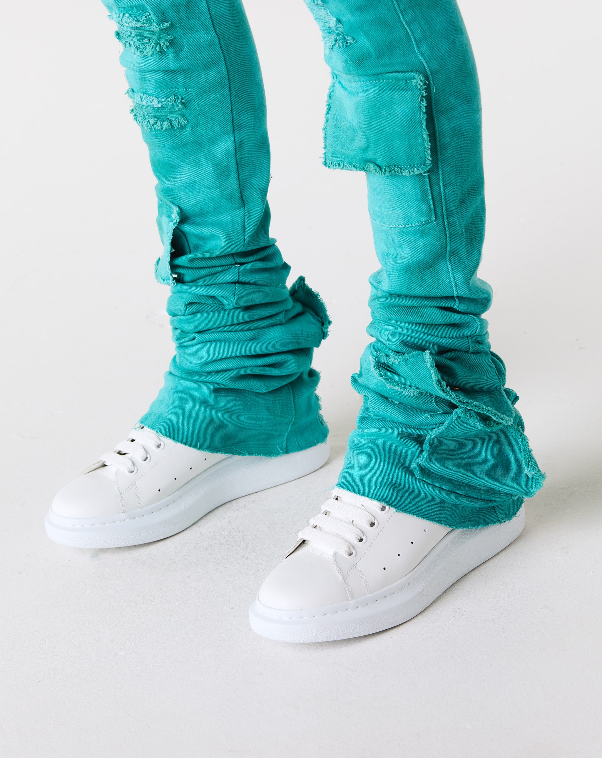 Si Tu Veux Denim Brutini Stacked Jeans. Underground Apparel. Rule of Next Streetwear.