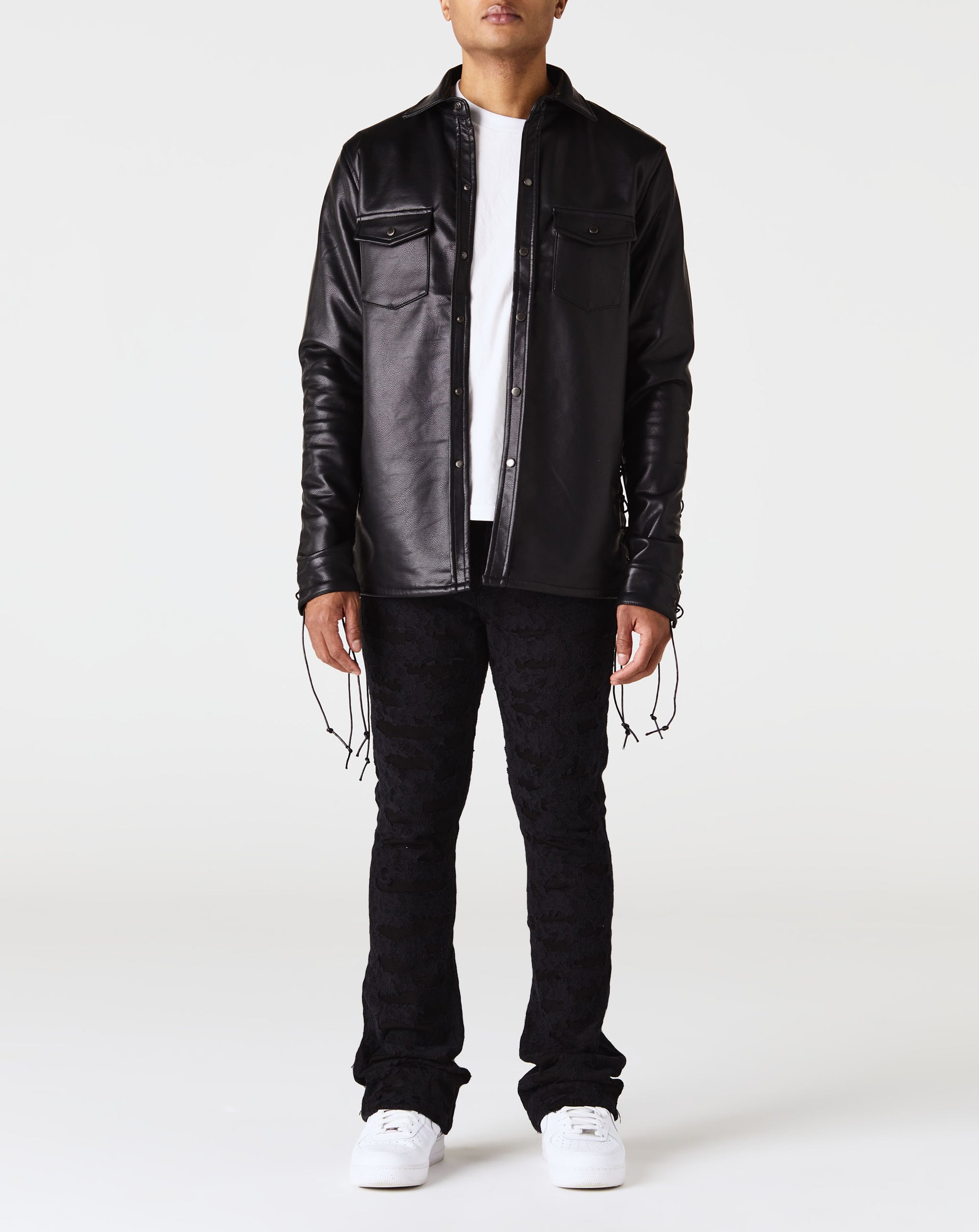 VALABASAS Neo Pu Leather Jacket - Rule of Next Apparel