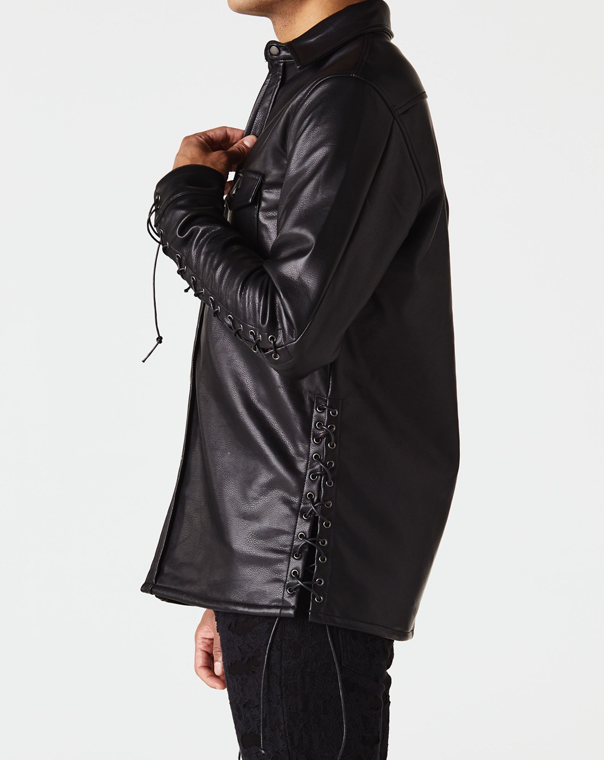 VALABASAS Neo Pu Leather Jacket - Rule of Next Apparel